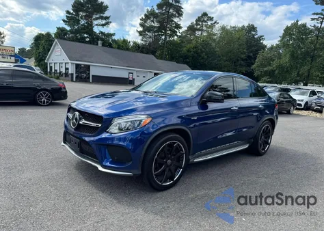 2018 Mercedes-Benz Gle Coupe 43 Amg из США, поврежденный, VIN 4JGED6EB1JA104379